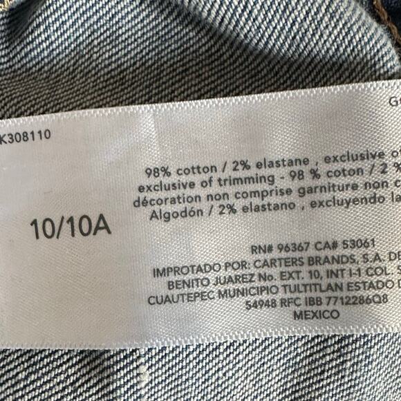 Oshkosh B'gosh Vestbak Overalls with Belt Girls 10 - Picture 8 of 8